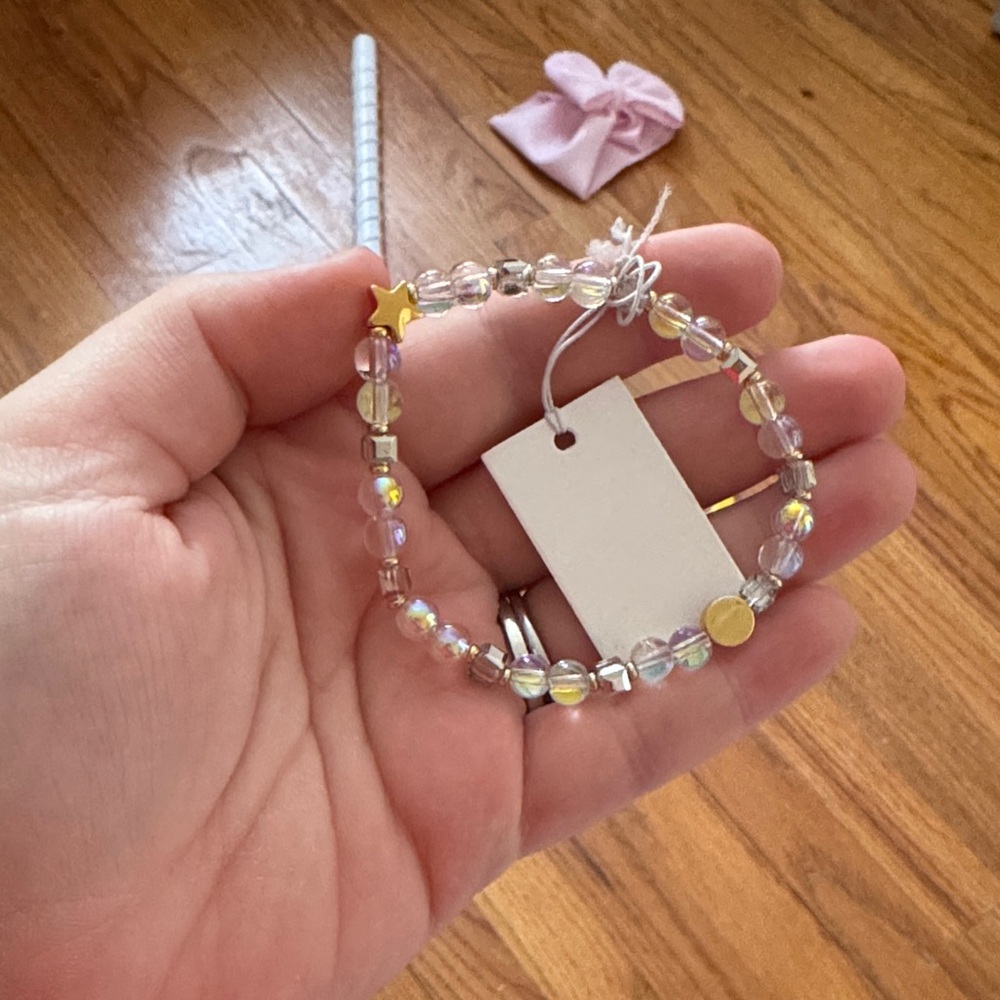 Little words project bead bracelet NWT